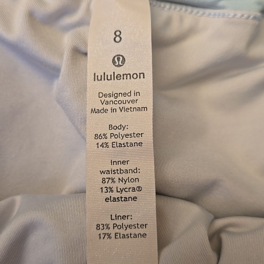Lululemon Blue/Grey Athleitc Shorts, Women's Size 8, Great Condition - Picture 4 of 11